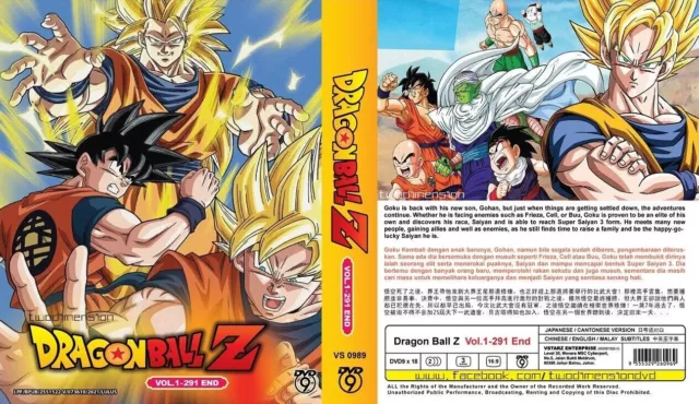 DVD Dragon Ball Z Kai (chapter 1 - 167 End) English Version