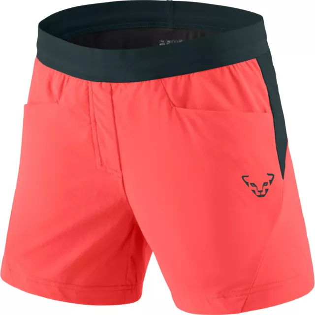 Dynafit Damen Transalper Hybrid Shorts Hot Coral Gr. S 36 Trekking Hiking Wander