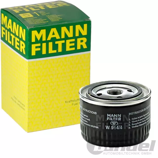 MANN ÖLFILTER W914/4 für OPEL MONZA A OMEGA A SENATOR A+B AUSTIN ALLEGRO MAXI