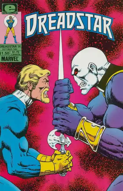 Dreadstar #14 By Jim Starlin Epic Marvel Comics October Oct 1984 (VF+)