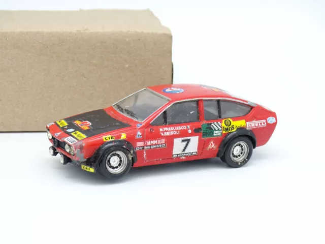 Kit Monté base Solido SB 1/43 - Alfa Romeo 2000 GTV Rallye d'Elbe 1979