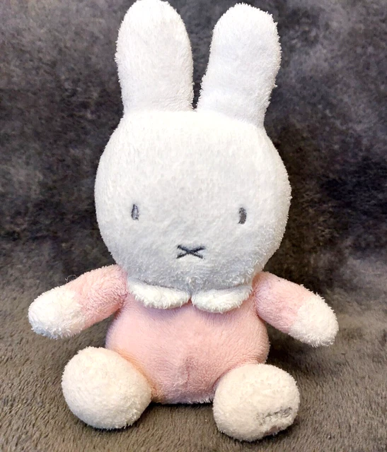 MIFFY LITTLE STAR Pink White Rattle Bunny Rabbit 6