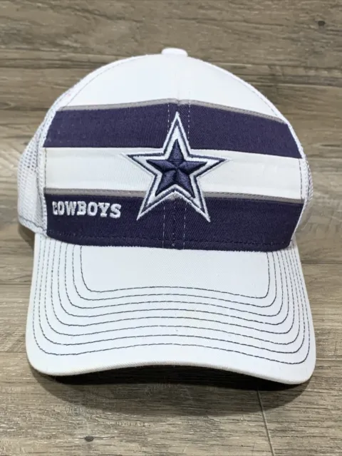 Dallas Cowboys Hat Onfeild Reebok Snapback Mesh Trucker Stripe Cap NFL Equ