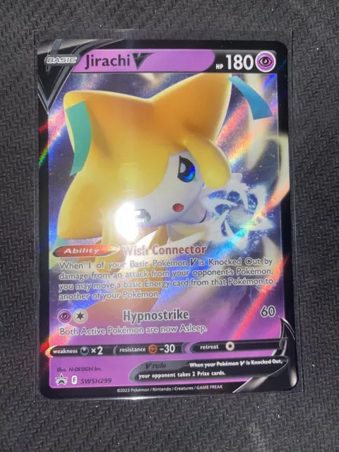 Jirachi V jumbo Black Star Promo SWSH299 Promo English Pokémon TCG