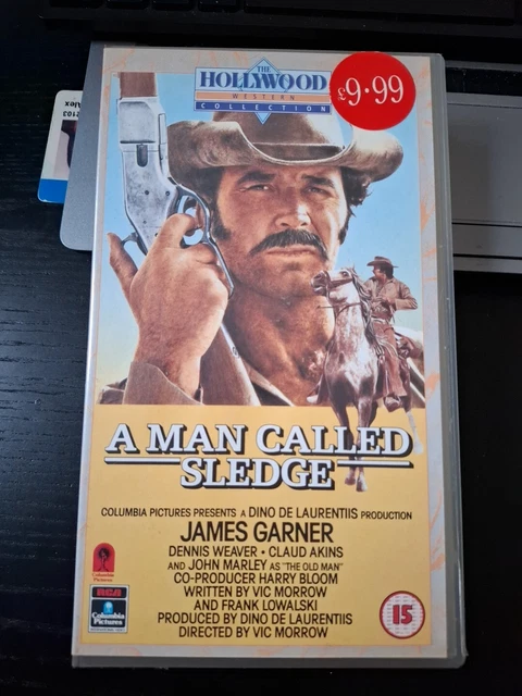 A MAN CALLED Sledge VHS Video Cassette James Garner Dennis Weaver