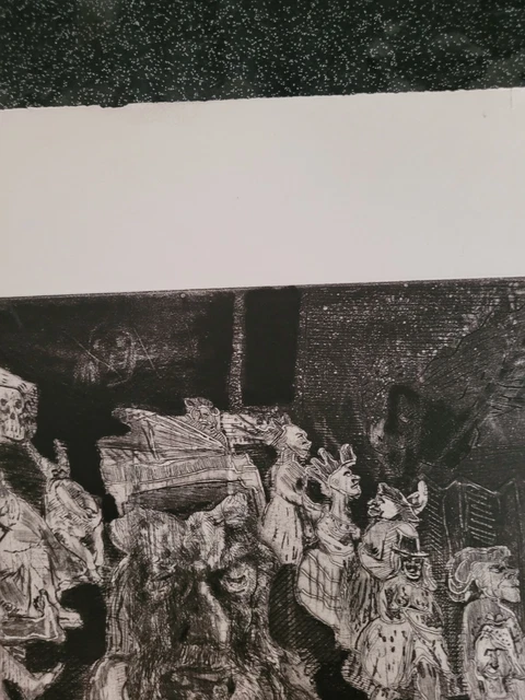 Lithographie numérotée et signée Don Juan 85/100 signature à identifier 7