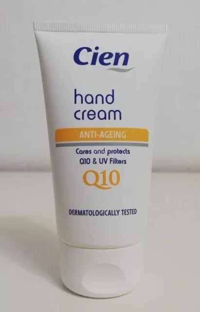 Anti-Ageing Hand Cream Cares & Protects Q10 UV Filters Soft Smooth Hands 75ml