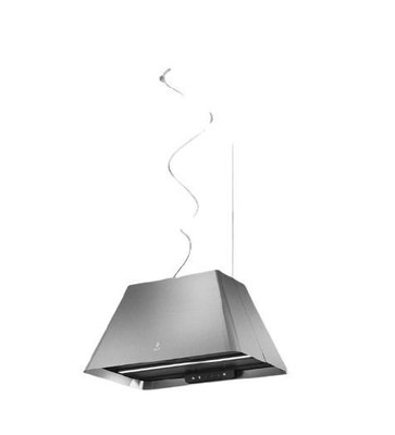 Meilleur AEG Hotte Îlot Hostaria Aluminium Noir Peint Bhs 56300 Ma AEG 