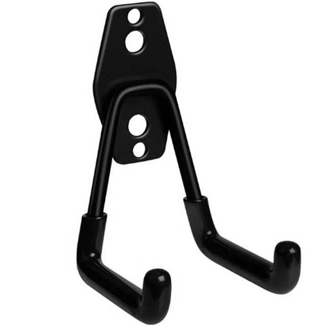 Motorcycle Helmet Hook Holder Metal Rack Wall Mount Jacket Bags Hanger Stand