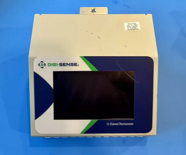 Digi-Sense Touchscreen 12-Channel Scanning Data Logging Benchtop Thermometer