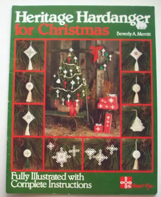 Heritage Hardanger para adornos navideños patrón bordado