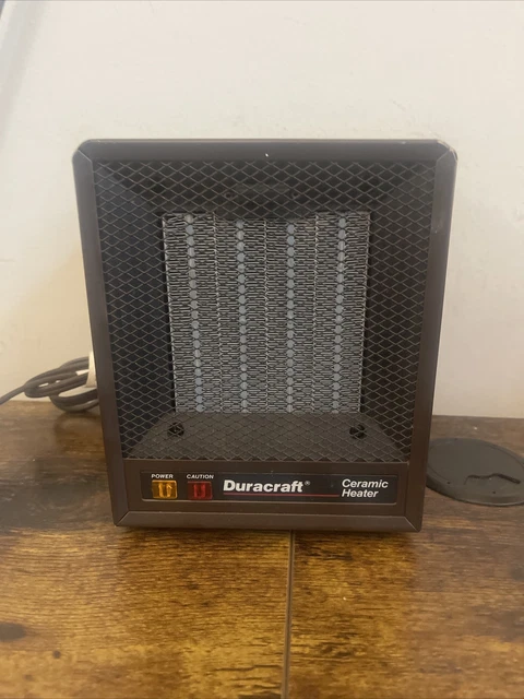 VINTAGE DURACRAFT CZ-306 Portable Ceramic Air Space Heater 1500W Tested  Works $55.00 - PicClick