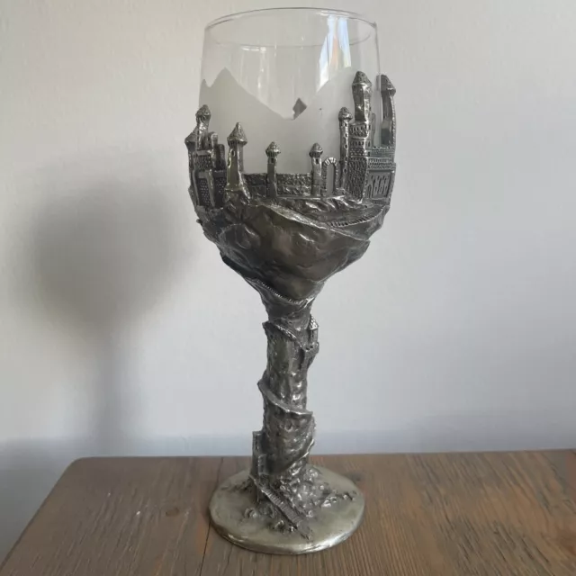 Royal Selangor Lord of the Rings City of Tirion Pewter Wine Glass / Goblet