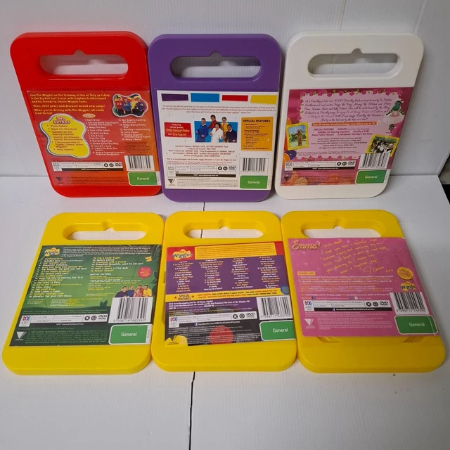 THE WIGGLES DVD Original Cast x 6 Bundle Bulk Lot ABC Region 4 PAL $47. ...