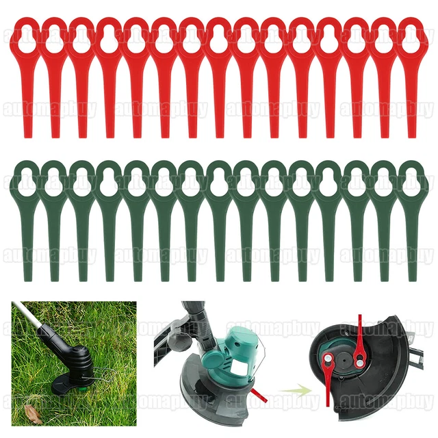 ERSATZMESSER FÜR FERREX Aldi FAR 20-1 Akku Rasentrimmer Kunststoffklingen 97699 EUR 7,99