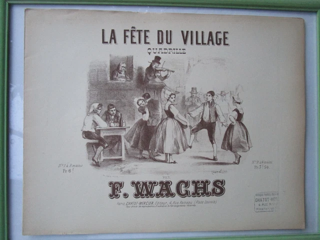 Karen Tual La Fete Dans La Cour リトグラフ LITHOGRAPHIE LA FETE Dans La Cour Karen Tual N° 9/200 EUR 90