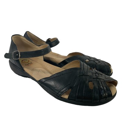 earth spirit black sandals