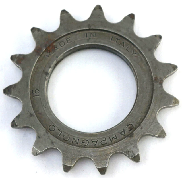 Campagnolo Track Cog 15T 1/8" VINTAGE Pista BIKE RARE Campy Steel B NOS Campagnolo Track Cog 15T 1/8" VINTAGE Pista BIKE RARE Campy Steel B NOS