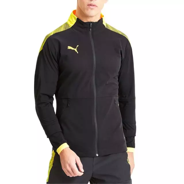 Puma Ftblnxt Pro Full Zip Jacket Mens Black Casual Athletic Outerwear 656531-04