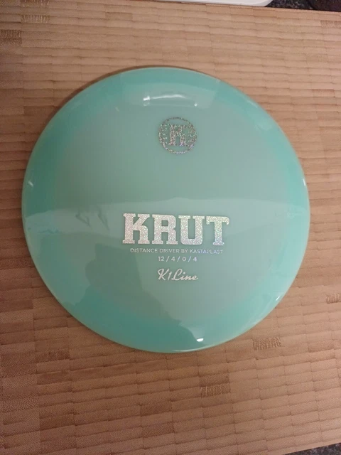 Kastaplast First Run K1 Krut Mint Silver Glitter Stamp 172g NeW