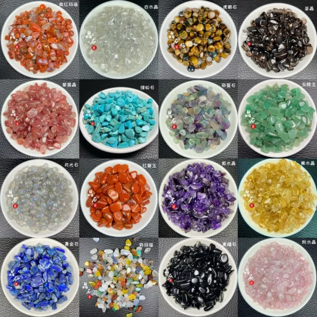 7-9mm 100g Tumbled Stone Healing crystal Stone chips Craft tumblestone Jewellery