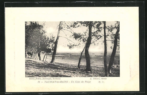 CPA Taussat-les-Bains, a beach corner