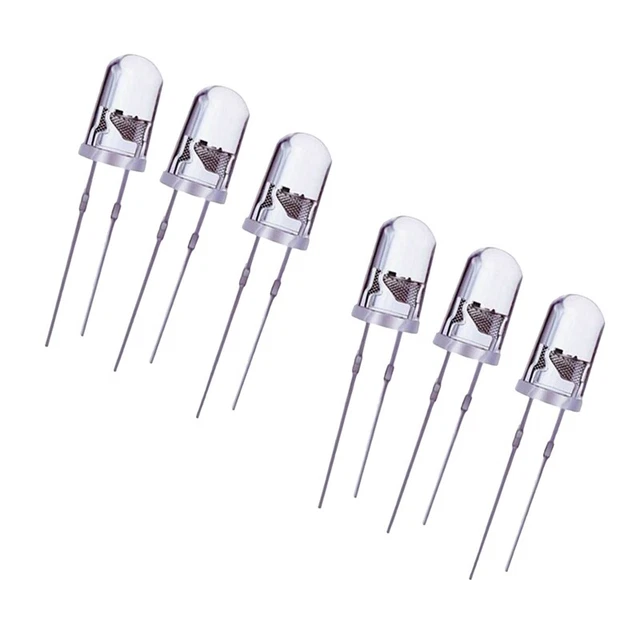 200x 5 mm rotondo viola uv diodo led super acqua chiara luce led lampada LiS2U8