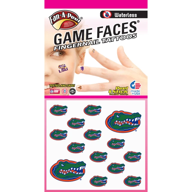 FANAPEEL FLORIDA WATERLESS Peel and Stick Temporary Tattoos for Nails