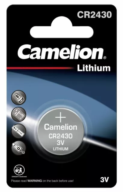 Pile CR2430 CAMELION 3V Lithium **à partir de 1 pile**