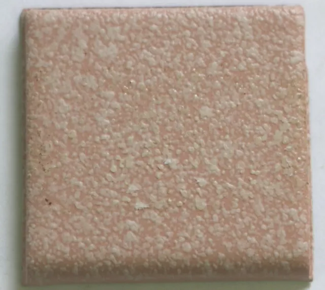 Red Textured Retired 2x2* Tile Trim  Mosaic Ceramic C#I98 1 Pc