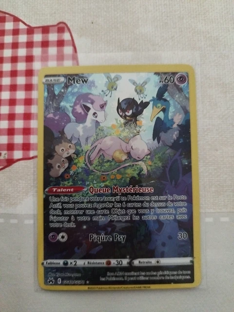 ✨Carte Pokémon - ✨Mew GG10/GG70 ✨- EB12.5 Zénith Suprême - Neuf - FR✨