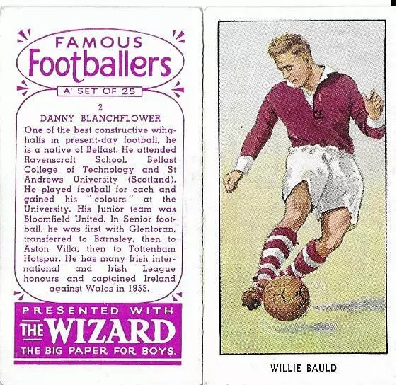 DC Thomson - Berühmte Fußballer - 1955 - Aus Dropdown-Liste auswählen