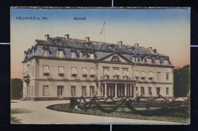 AK Neuwied Rhein 1919 gelaufen Bonn Koblenz Schloß