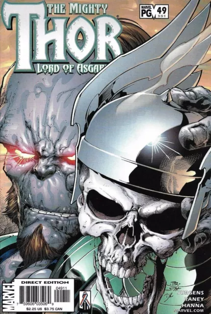 THOR vol.2 #49 (551) : MARVEL COMICS : DAN JURGENS/TOM RANEY : 2002 : nm(9.4) ~~