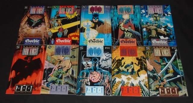 Batman Legends of the Dark Knight # 6,7,8,9,10,11,12,13,14,15 D.C. Comics Joblot