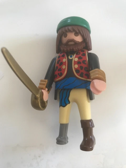PLAYMOBIL LE BATEAU des pirates - ref 3174 - sans la boite et sans la