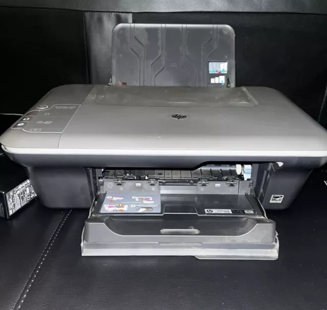 HP Deskjet 1050 J410a Printer Copy Scan Print Tested In Working Condition