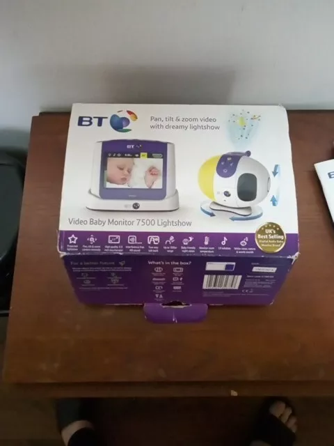 BT Baby Video Monitor 7500 Light Show