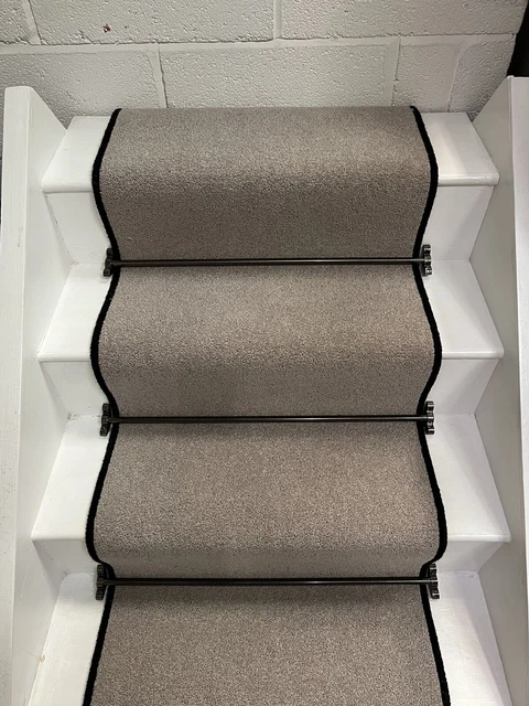 LANA ÁTICO 80/20 ALFOMBRA ESCALERA CORREDOR, 40 oz TOPO 60 cm ANCHO, 21 PASOS