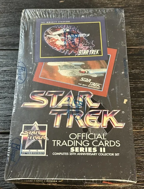 1991 Impel Star Trek 25th Anniversary Trading Card Box Sealed (36 Packs) Ser. 2