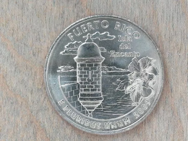 2009 D Puerto Rico U.S. Territory Quarter Actual Coin # 5