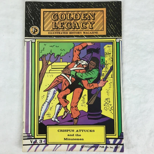 Rare 1967 Golden Legacy Vol 3 - Illustrated Black History Magazine Comic Book
