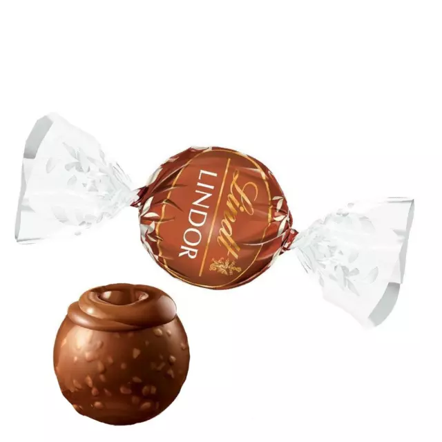 Chocolates Lindt Lindor Boules Avellana Chocolate Leche Relleno 500g