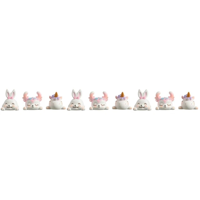 9 pcs Elk Postcards Holders Number Cards Pick Bunnny Business Holder