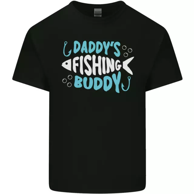 Daddys Fishing Buddy Funny Fisherman Kids T-Shirt Childrens