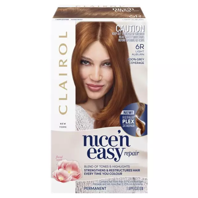 Clairol Nice N Easy Repair - 6R Light Auburn Hair Colour