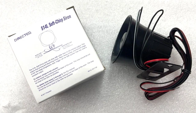 DEI Viper Directed Revenger 6-Tone Siren - Model 514T Universal Car Alarm Siren Replacement 9 thumbnail image