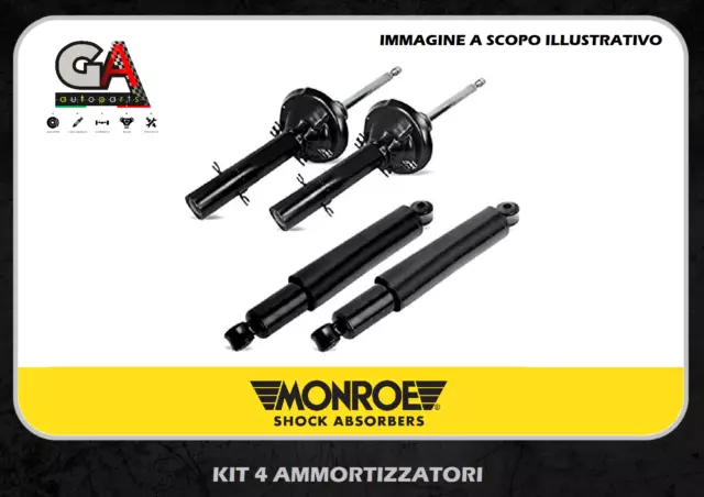 Kit 4 ammortizzatori Fiat Bravo 2 II 198 DAL 2007 MONROE Anteriori Posteriori