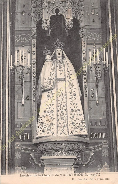 CPA 41310 SAINT AMAND LONGPRé VILLETHIOU Interior Chapel Edit BARBER ca1921