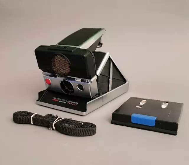 POLAROID SX-70 SONAR AUTOFOCUS  LAND CAMERA Sofortbild-Kamera m. Zubh. 1985 TOP